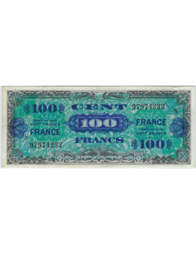 FRANCE 100 FRANCS Type FRANCE 1945 SERIE 8 SUP 232