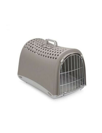 Cage de transport "Linus" Gris - 50 x 32 x 34.5cm