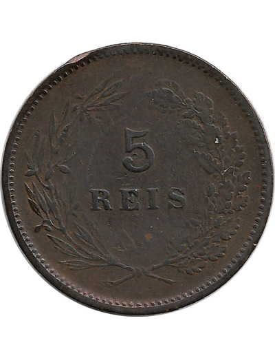 PORTUGAL 5 REIS 1904 TTB-
