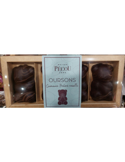 Ourson Guimauve Praliné Chocolat Lait
