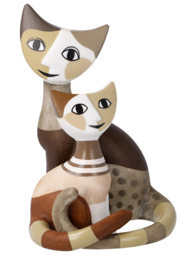 Chat de Rosina Wachtmeister - Figure Nina e Eleonora - Porcelaine - Goebel