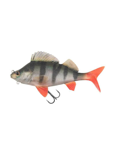 realistic perch rep 14cm fox rag