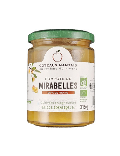 Compote de Mirabelles 315g Bio