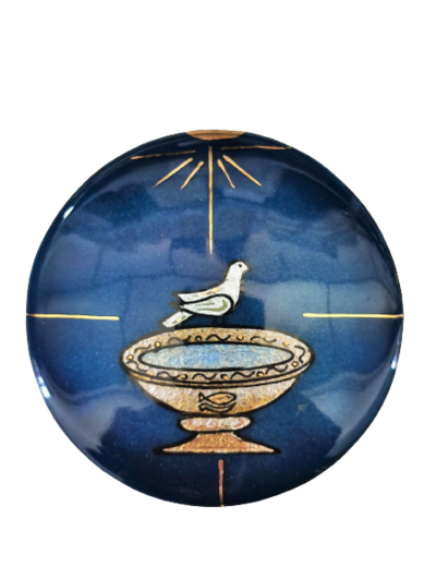 Baptistère de Ravenne D8,3cm - EMAUX DU LIBAN