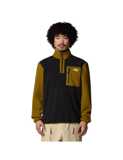 Polaire 1/4 Zip THE NORTH FACE Yumiori Black/Moss