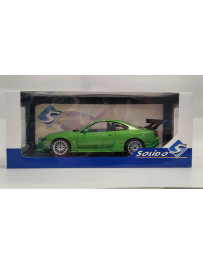 NISSAN SYLVIA S15 Spec R Aero (200SX) VERTE SOLIDO 1/18 BOITE D'ORIGINE NEUF