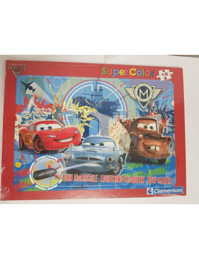 PUZZLE CARS 2 15 PIECES FINN McMISSILE de chez CLEMENTONI