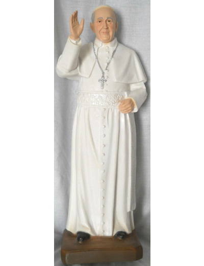 Pape François 20cm- résine polychrome