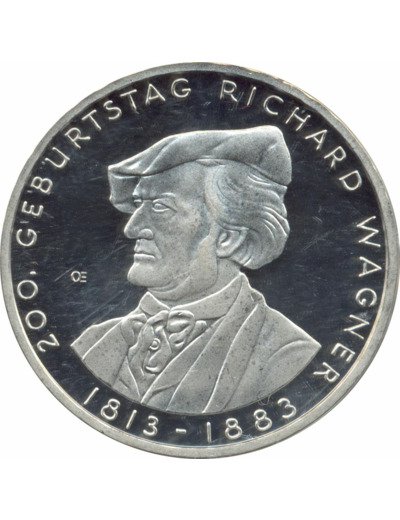 Allemagne 2013 D 10 EURO 200 ANS NAISSANCE DE RICHAD WAGNER BE