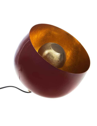 Grande lampe table Samuel rouge 24x28x28cm