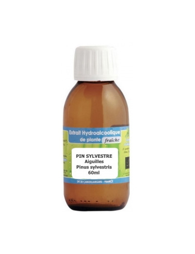 Extrait hydro alcoolique Pin sylvestre aiguilles 60ml