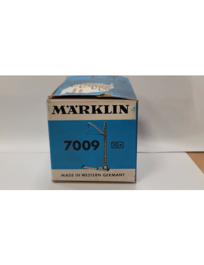 MARKLIN 7009 - POTEAU STANDARD POUR CATENAIRE BOITE DE 10 BOITE D'ORIGINE BLEUE