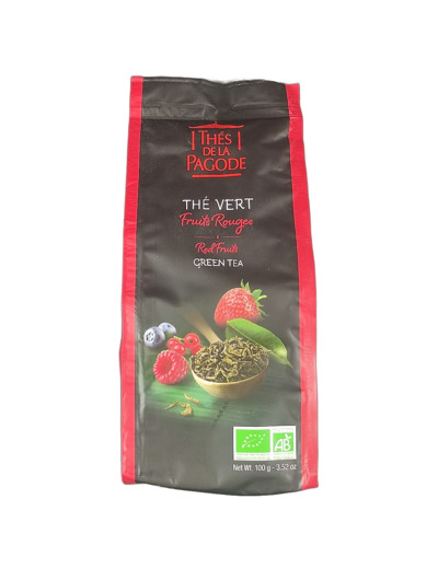 Thé Vert Fruits Rouges 100g Bio