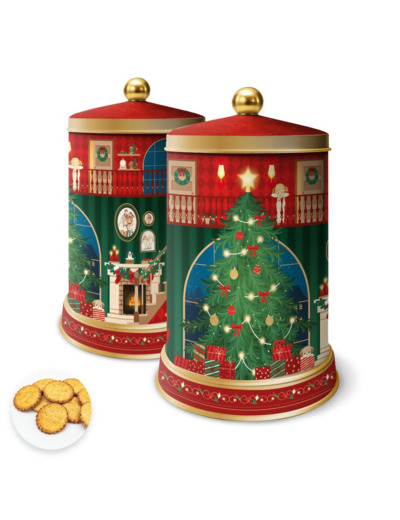 Boîte Musicale Biscuits Pur Beurre Noël