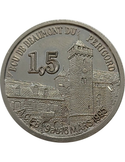 EURO TEMPORAIRE 1.5 ECU DE BEAUMONT DU PERIGORD 1995 SUP