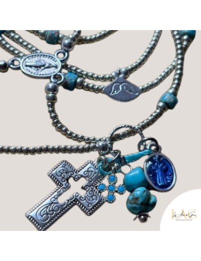 COLLIER CHAPELET CAELUM