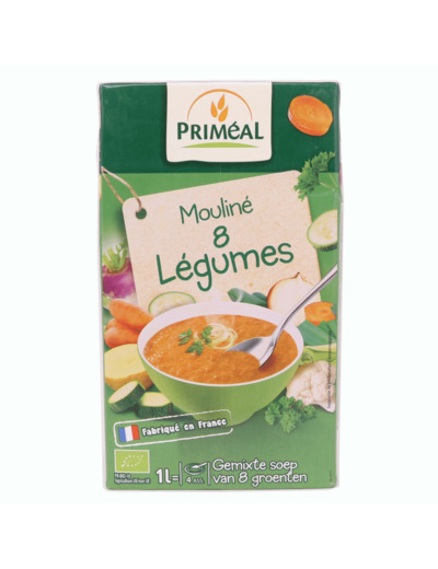 Mouliné 8 Légumes Bio 1L