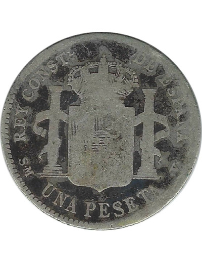 ESPAGNE 1 PESETA 1903 B+