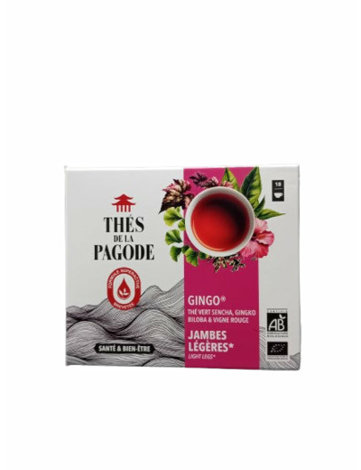 Gingo Bio-18 Infusettes-Thé de la Pagode