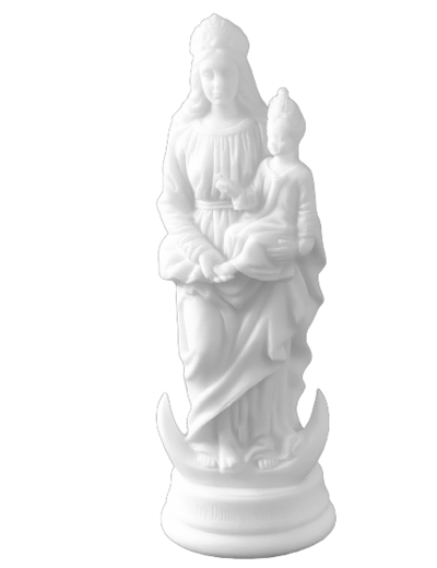 ND de Grâces - Statue en Albaster 20cm - Blanche