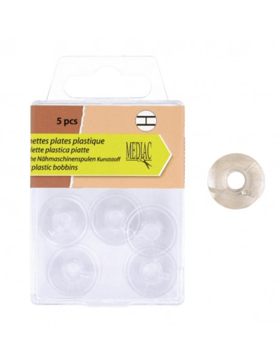 Lot de 5 canettes plates - Plastique M346