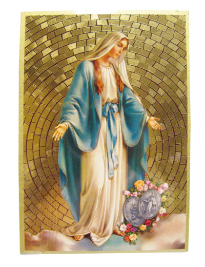 Plaquette Dorée 10x15,5cm - MIRACULEUSE