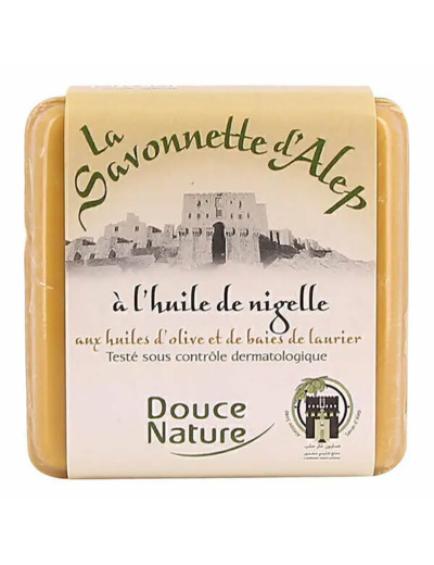Savon d'Alep à l'huile de Nigelle-100g-Douce nature