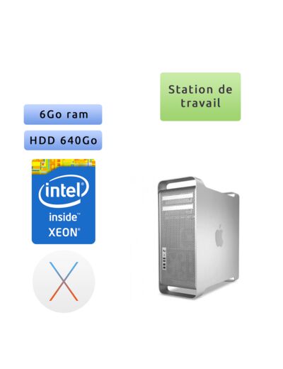 Apple Mac Pro Eight Core Xeon 2.26Ghz A1289 (EMC 2314) MacPro4,1 - Station de Travail