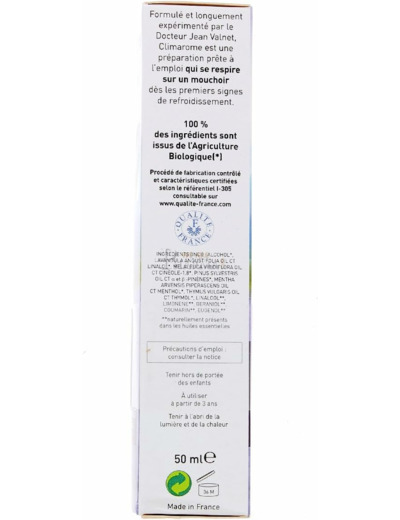 HE CLIMAROME 50ML Docteur Valnet