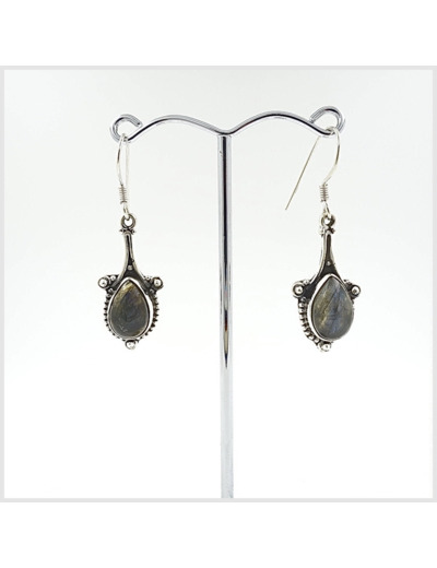 Boucles d'oreilles Labradorite