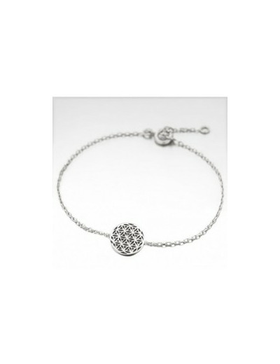 Bracelet en Argent 925 - FLEUR DE VIE