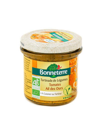 Tartinade de Légumes Tomates Ail des Ours Bio 135g