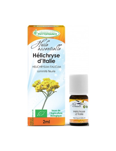 Huile essentielle d'Hélichryse d'Italie BIO France 2ml