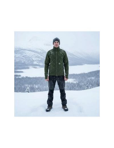 Gilet Eminence TECH+ 400 g/m² : isolation thermique haut niveau en laine mérinos