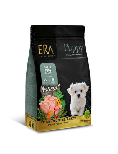 ERA Grain-Free Small Puppy, Poulet & Dinde - 2KG