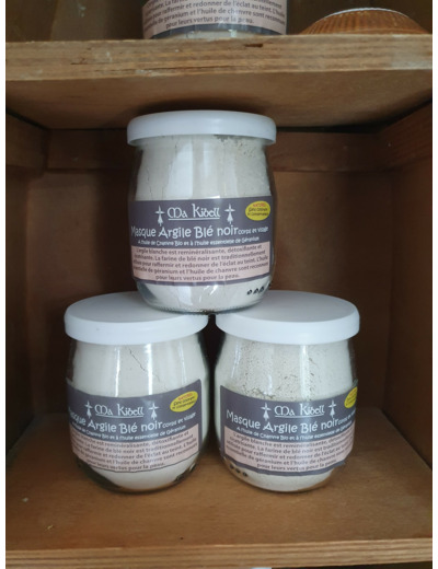 MASQUE ARGILE ET BLE NOIR