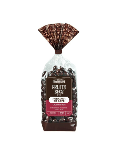 Grains de café enrobés Chocolat noir - 200G