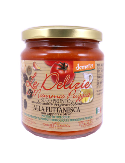 Sauce Tomate Puttanesca Bio 300g