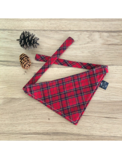 Bandana petit chien - Tartan