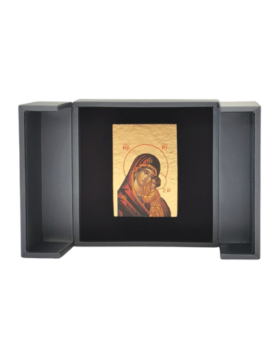 Chapelle icône de voyage 8x8x4,7cm - Images diverses