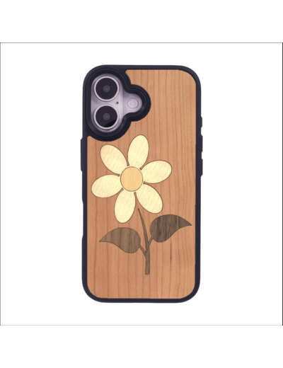 Coque iPhone 16 - La marguerite