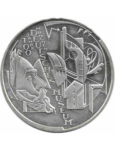 Allemagne 2003 D 10 EURO 100 ANS DEUTCHES MUSEUL MUNICH SUP