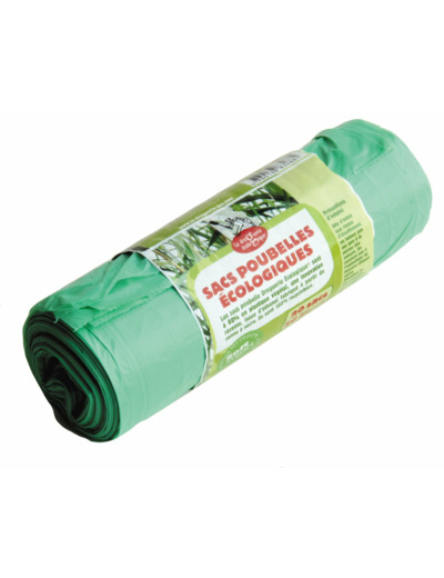 SACS POUBELLE ECOLOGIQUES 50L (20) La Droguerie Ecologique