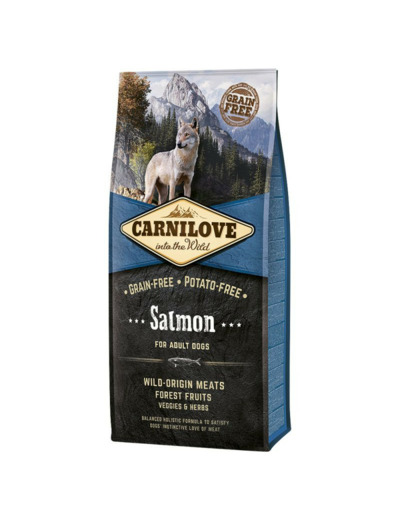 Croquettes CARNILOVE Saumon adult - 12kg