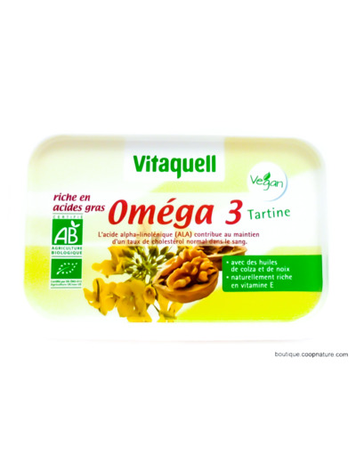 Substitut Végétal à Tartiner Omega 3 Bio 250g