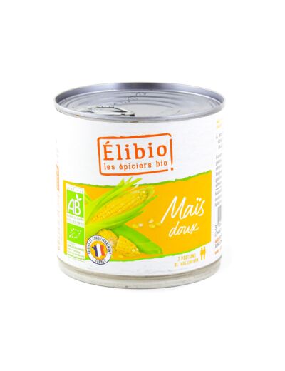 Maïs Doux en Grains en Conserve Bio 300g