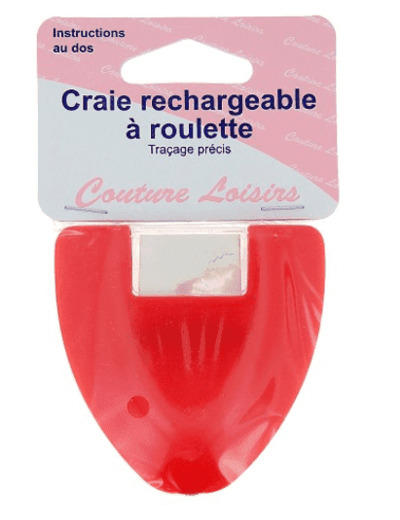 Craie triangle rechargeable rouge H244