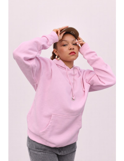 Sweat à capuche logo "petite patte 🐾 poitrine »