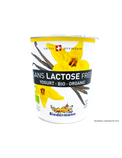 Yaourt Sans Lactose Vanille Bio 200g