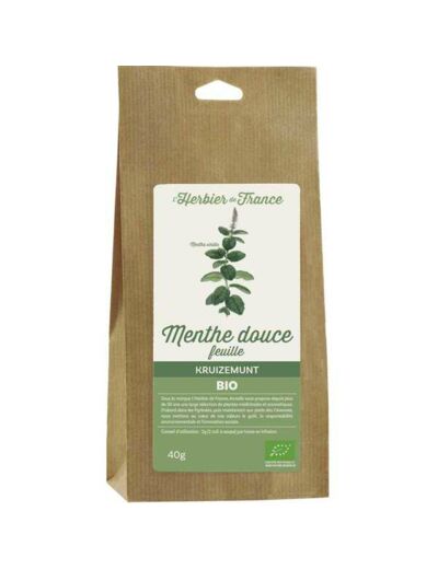 menthe douce bio-40g-Herbier de France